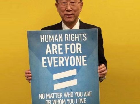 Photo: Human rights are for everyone says Secretary-General Ban Ki-moon marking International Day Against Homophobia and Transphobia. Credit: United Nations.