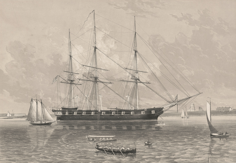 U.S. Practice Ship “Marion” Capt. S.B. Luce