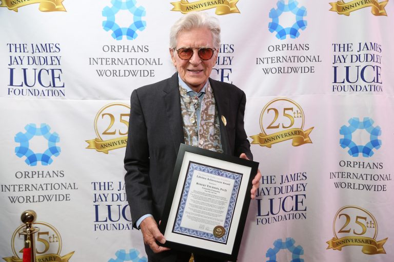 Dr. Robert Thurman Receives Luce Lifetime Achievement Award