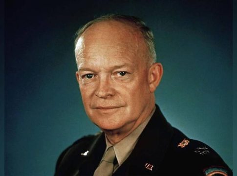 Portrait: President and World War II hero, General Dwight D. Eisenhower