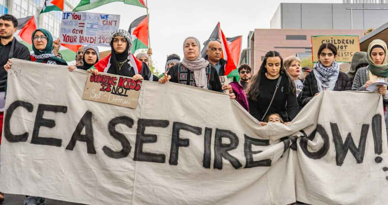 Gaza Protesters Face Speech Restraints and Legal Consequences