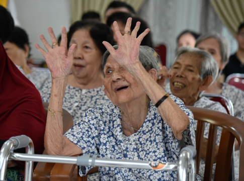Visiting a Senior Center in Jakarta