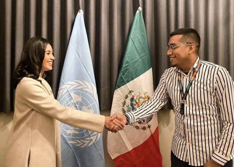 Luce Young Global Leader Valentine Camaño at the United Nations