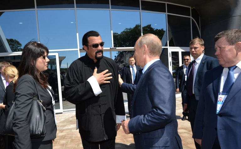 Aura of Evil: Steven Seagal Advocates for Putin While Accepting Russian Honor