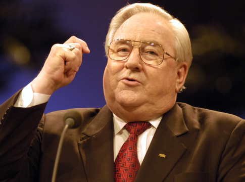 Jerry Falwell, head of the Moral Majority, died in 2007.