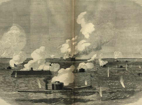 Civil War: Ironclad Ships Captained by Luce Blockaded Charleston, Savannah