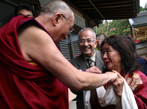 Dalai Lama + Dr. Kazuko