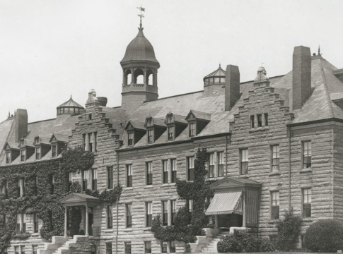 Stephen B. Luce Hall at the Naval War College in Newport