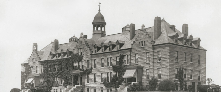 Stephen B. Luce Hall at the Naval War College in Newport