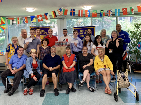 Global Leaders Lions Club Supports Roosevelt Island Seniors