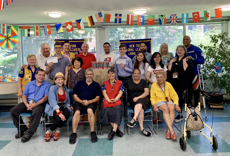 Global Leaders Lions Club Supports Roosevelt Island Seniors