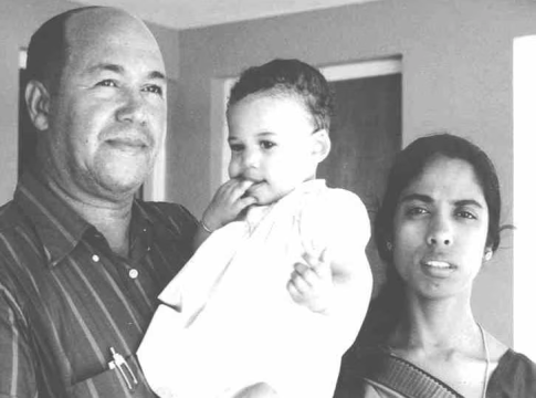 Photo: Donald Harris, born in Jamaica, and Shyamala Gopalan, born in India, both arrived in the United States in 1962 to pursue graduate studies at the University of California, Berkeley. Here with their daughter Kamala about 1964.