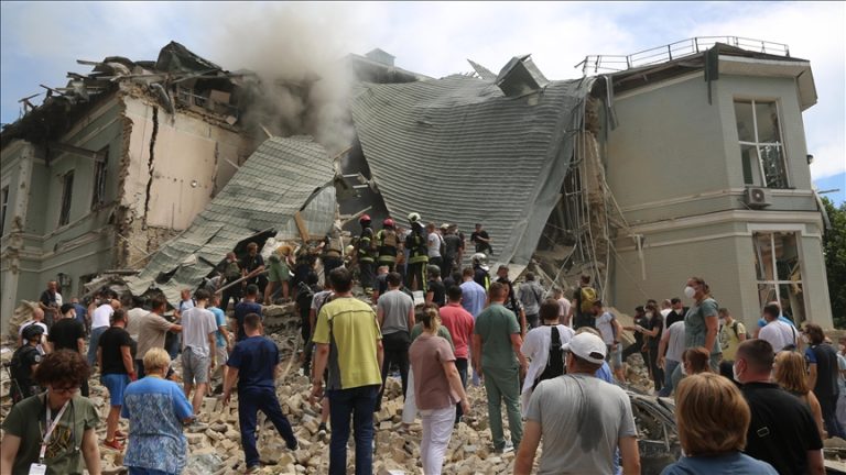 Russia Bombs Ukrainian Children in Kyiv Hospital Russia Bombs Ukrainian Children in Kyiv Hospital