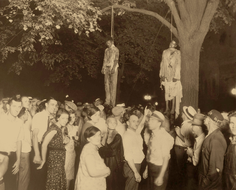 Indiana in 1930, Thomas Shipp, Abram Smith Hung from Tree