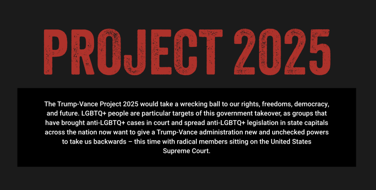 Video: Human Rights Campaign Takes on Trump’s Project 2025