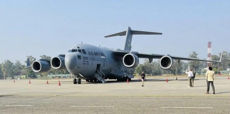 U.S. Deportation Flight Carrying Indian Migrants Lands in Punjab 