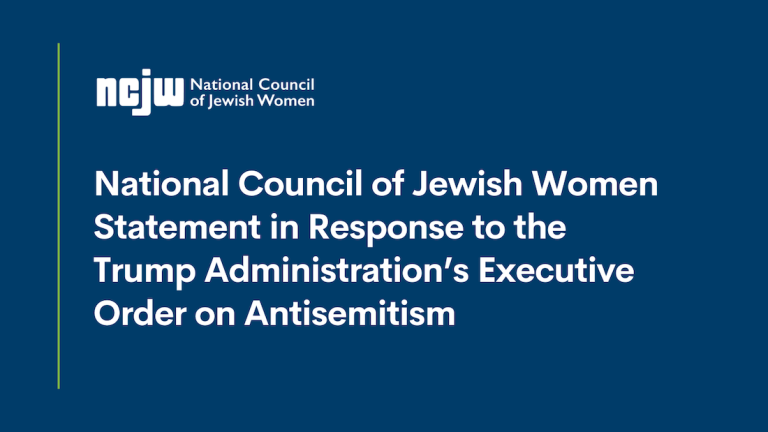 Jewish Women Respond to Trump Order on Antisemitism