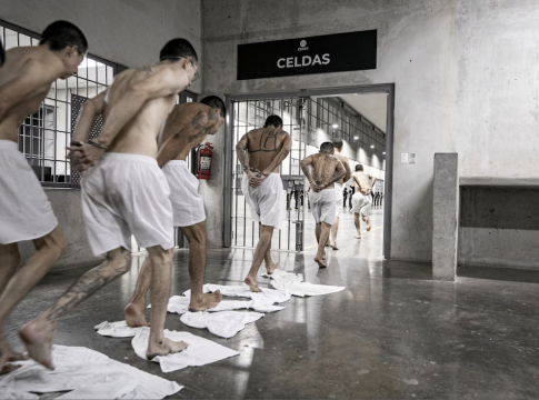 The Terrorism Confinement Center (CECOT), a maximum security prison in Tecoluca, El Salvador.