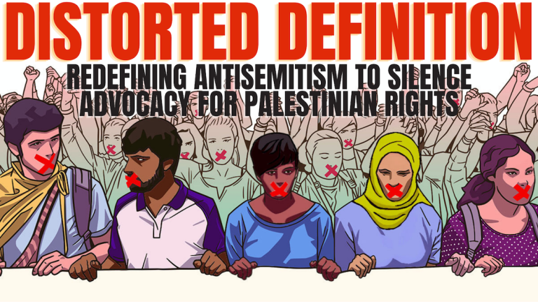 Anti-Semitism Definition Stokes Anti-Palestinian Bias