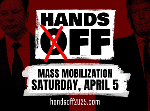 “Hands Off!” Protests Sweep Nation Against Trump and Musk