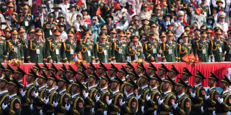 Chinese Soldiers Make Debut in Vietnam’s Fall of Saigon Parade