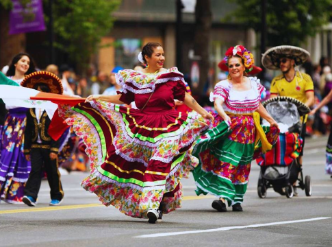 Cinco de Mayo Parade in Los Angeles, California.