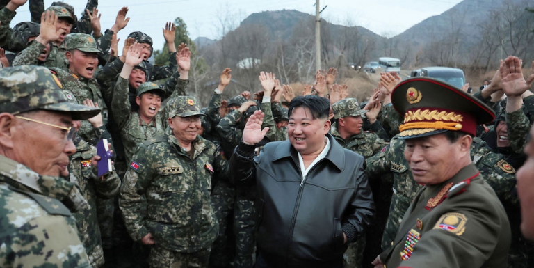 Kim Jong Un Inspects Tank Factory, Signals New Military Push