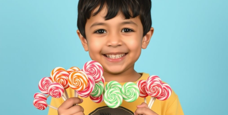 Boy’s Sweet Surprise: 70,000 Lollipops Delivered to Home