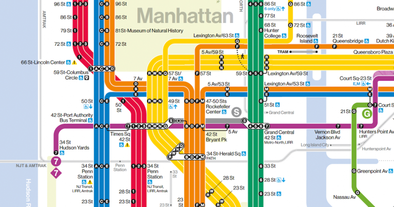New York City MTA Unveils New Subway Map for the Five Boroughs