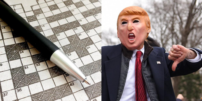 Crossword: The (Not Yet Banned) Anti-Trump Puzzle