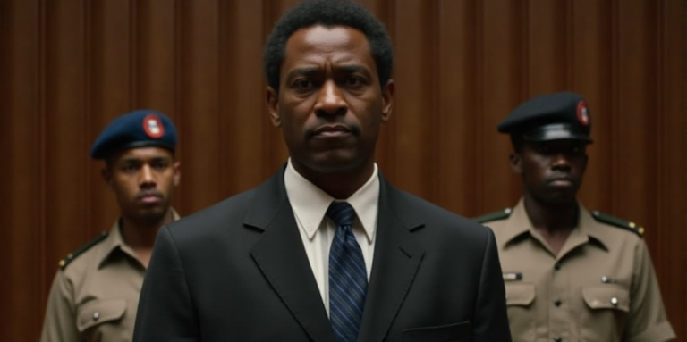 Denzel Washington as Anti-Apartheid Icon Biko in <em>Cry Freedom</em>