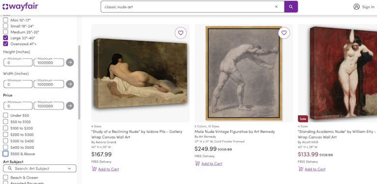 Wayfair’s Art Sales Stir Debate on Corporate Ethics and Capitalism