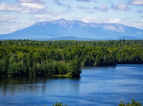 Aroostook County - 
a place where the forests and fields collide in a contrasting landscape. Maine’s highest peak, Mount Katahdin, appears at the crest of every hill.