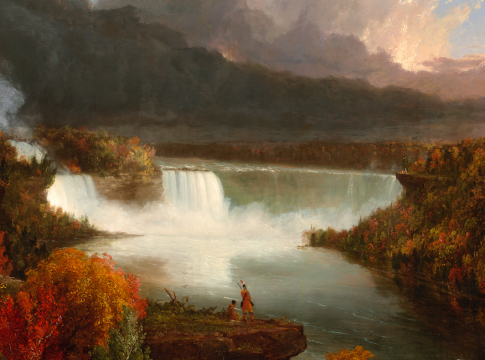 Distant View of Niagara Falls, Thomas Cole, 1830, Art Institute of Chicago: American Art.
