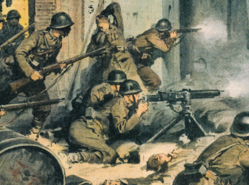 The bloody fall of Shanghai to the Japanese in 1937 led to the Rape of Nanking and the eventual merger of the Sino-Japanese War into WWII.