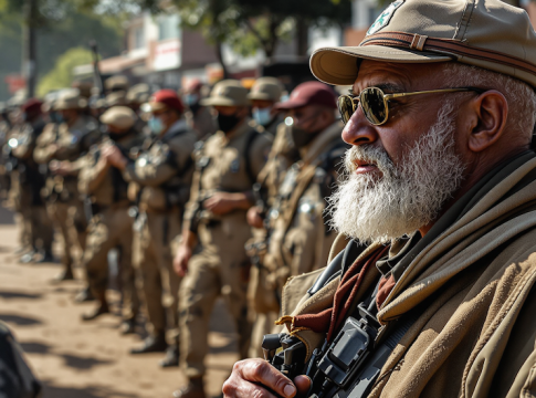 South Africa's White Supremacist Training Camps. Image: ai / Wixel.