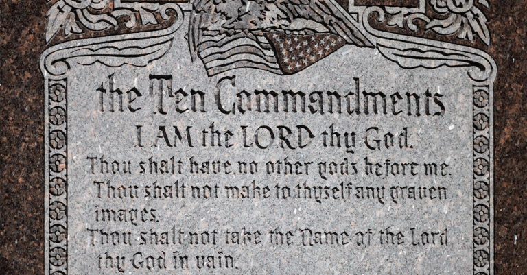 Texas Mandates Ten Commandments Display in All Classrooms Texas Mandates Ten Commandments Display in All Classrooms