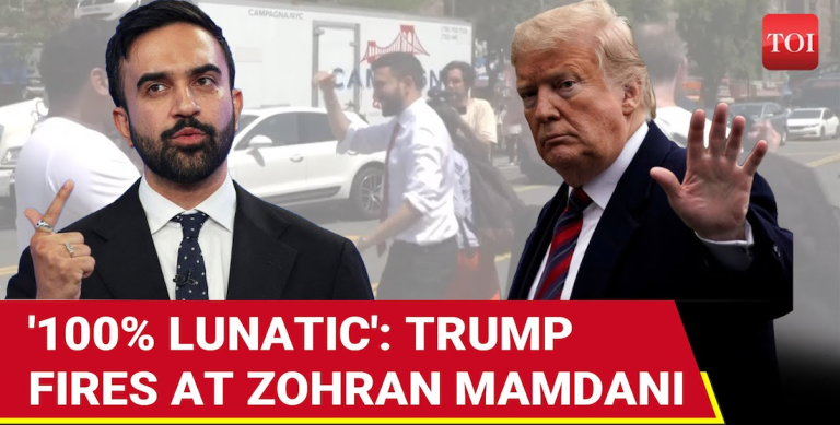 Trump Labels Zohran Mamdani “100% Communist Lunatic” Trump Labels Zohran Mamdani “100% Communist Lunatic”