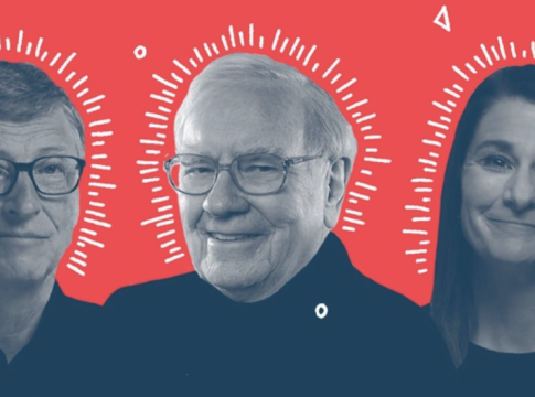 Bill Gates, Warren Buffet and Melinda Gates.