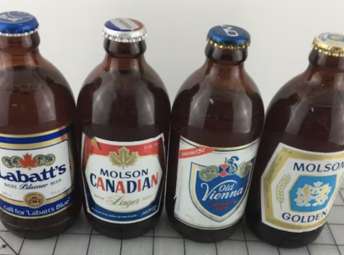 Stubby beer bottles were the predominant vessel for beer in Canada from 1961 to 1984 and today exist largely in antique shops or private collections. Photo credit: Craig Baird/Canadian History Ehx!