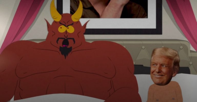 Speaking of Devil, ‘South Park’ Depicts Trump in Bed with Satan