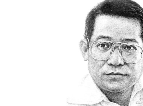 "Ninoy Aquino: His Last Portrait" was rendered in pointillist style, dot per dot, by hand, by the pen, when the artist Lynett Advincula Villariba could only respond to the event unfolding in 1983 -- a million dots for the millions who joined or watched the opposition leader's funeral cortege in anger and sorrow.
