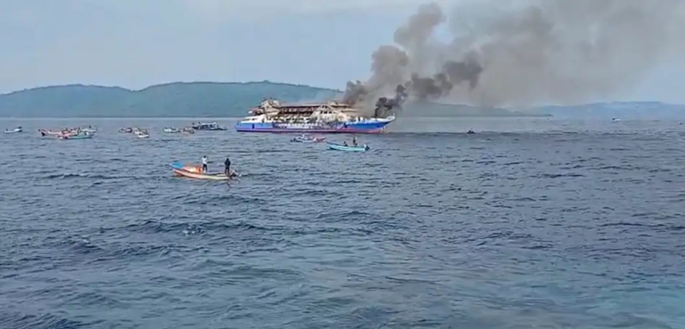 Ferry Inferno Off Indonesia Claims Five Lives Amid Rescue Chaos