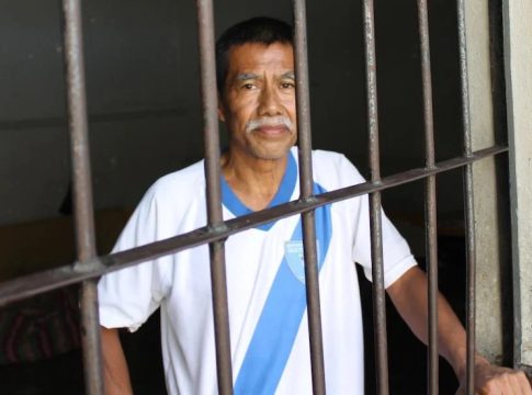 One of tens of thousands of prisoners detained in Guatemala in Central America