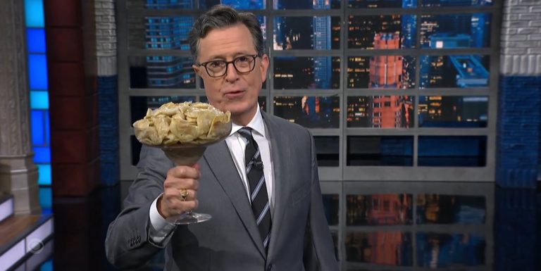Colbert F*cked at CBS, But Show Must Go On – with Pirogies Colbert F*cked at CBS, But Show Must Go On – with Pirogies