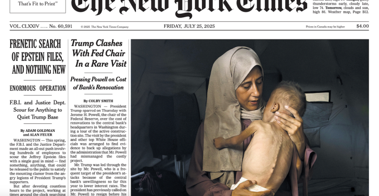 Netanyahu Threatens to Sue the <em>NYT</em> Over Gaza Famine Report Netanyahu Threatens to Sue the <em>NYT</em> Over Gaza Famine Report