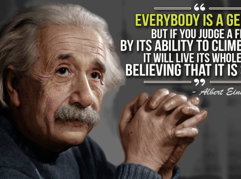 Actually, never said by Albert Einstein. But interesting anyway.