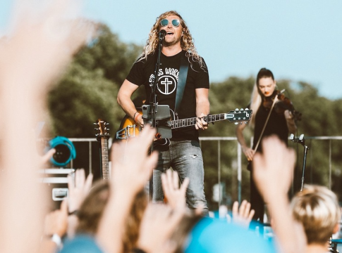 Conservative Activist and So-Called Christian Preacher Sean Feucht's Seattle Rally Ignites Backlash. Photo credit: Sean Feucht / Facebook.