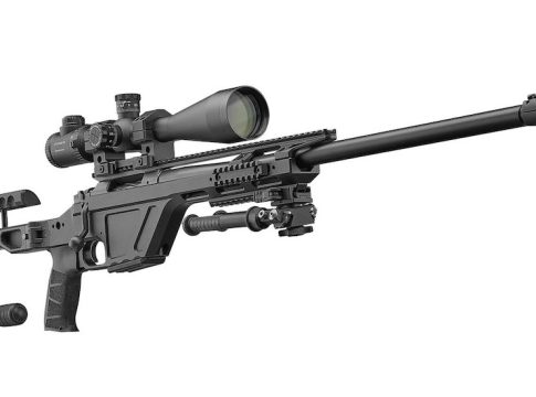 "The assailant used a high-powered, bolt-action rifle, which was found hidden near the campus." No specific make or model (e.g., Remington, Winchester, etc.) is mentioned in the provided information. The description focuses on the rifle's action type (bolt-action) and its classification as "high-powered," which typically refers to rifles designed for long-range accuracy and capable of firing large-caliber cartridges. Photo credit: gunsweek.com.