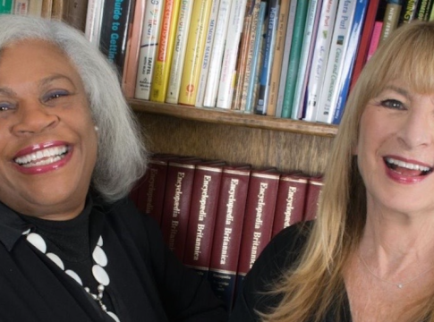 The women of Wordeee: Marva Allen and Patrice Samara. Photo credit: Kelly Mahoney.